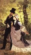 Ernest Duez Honeymoon Spain oil painting reproduction